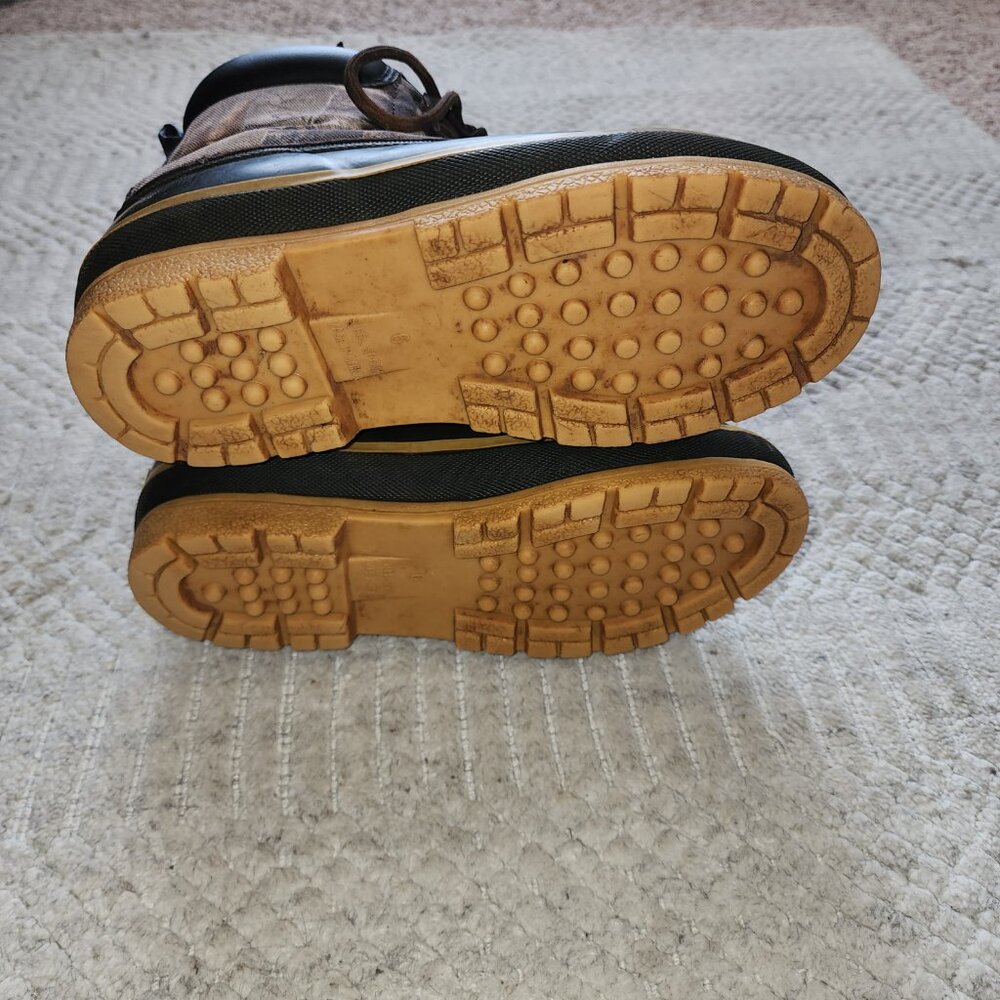 Game Winner Camo Waterproof Duck Boots | Youth Insulated Winter Shoes - Picture 9 of 11